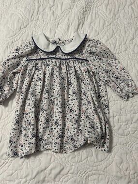 Sage and Lily Floral Peter Pan Collar Top